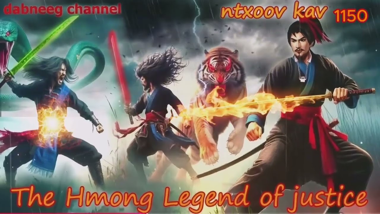 Ntxoov kav The Hmong Legend Part 1.150 - Yawg Liaj Nrob - Sword fighter for justice