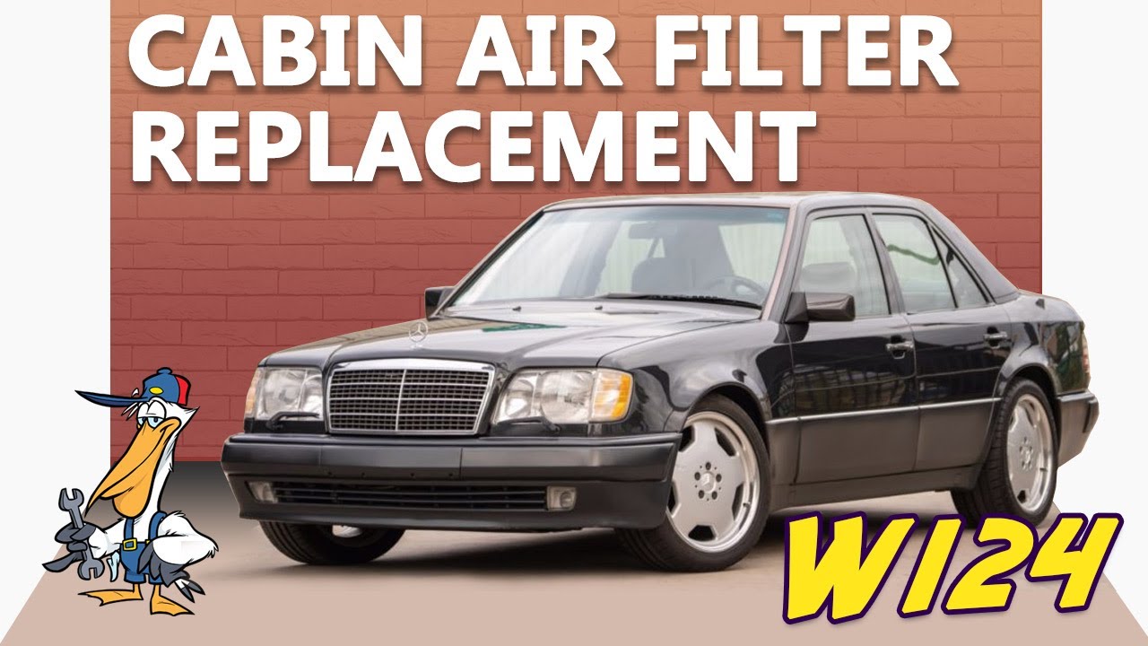 Замена салонного фильтра Mercedes-Benz W124 E-Class