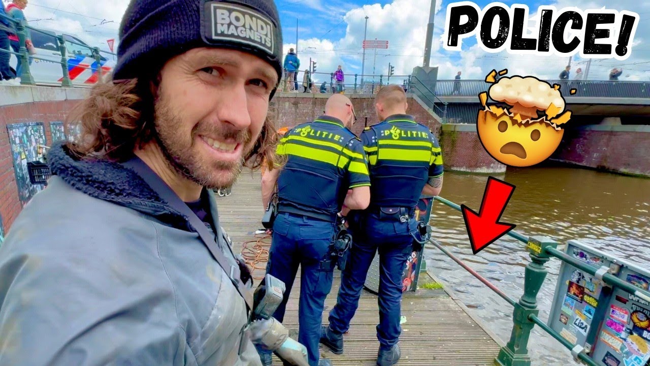 Lo Que mis ENORMES IMANES Sacan de los Viejos Canales de Ámsterdam