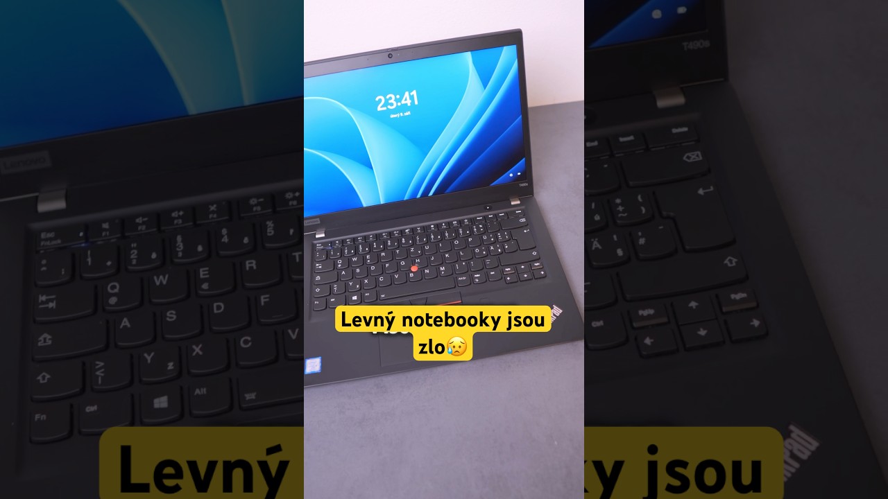 Levn&yacute; notebooky jsou zlo 😥 nen&iacute; tohle lep&scaron;&iacute; ře&scaron;en&iacute;? #thinkpad #lenovo #notebook #windows11