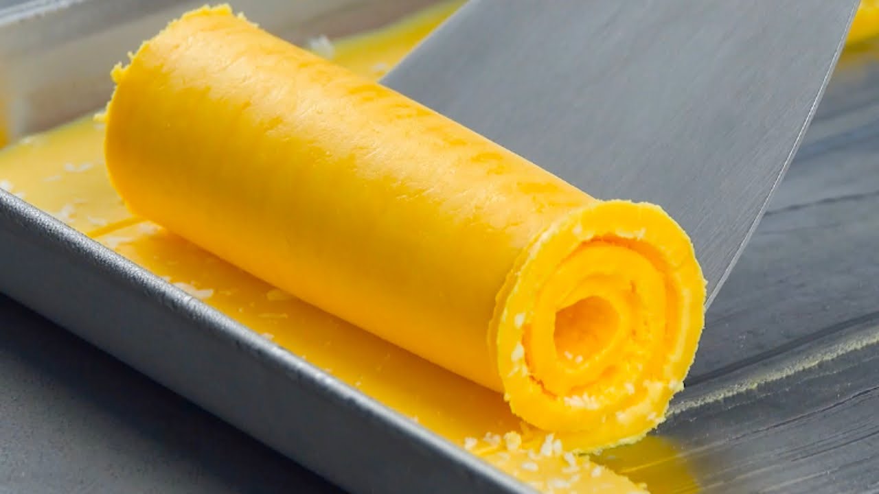 Pour This Yellow Liquid Onto A Baking Sheet & Wait 4 Hours For Ice-Cold Summer Rolls
