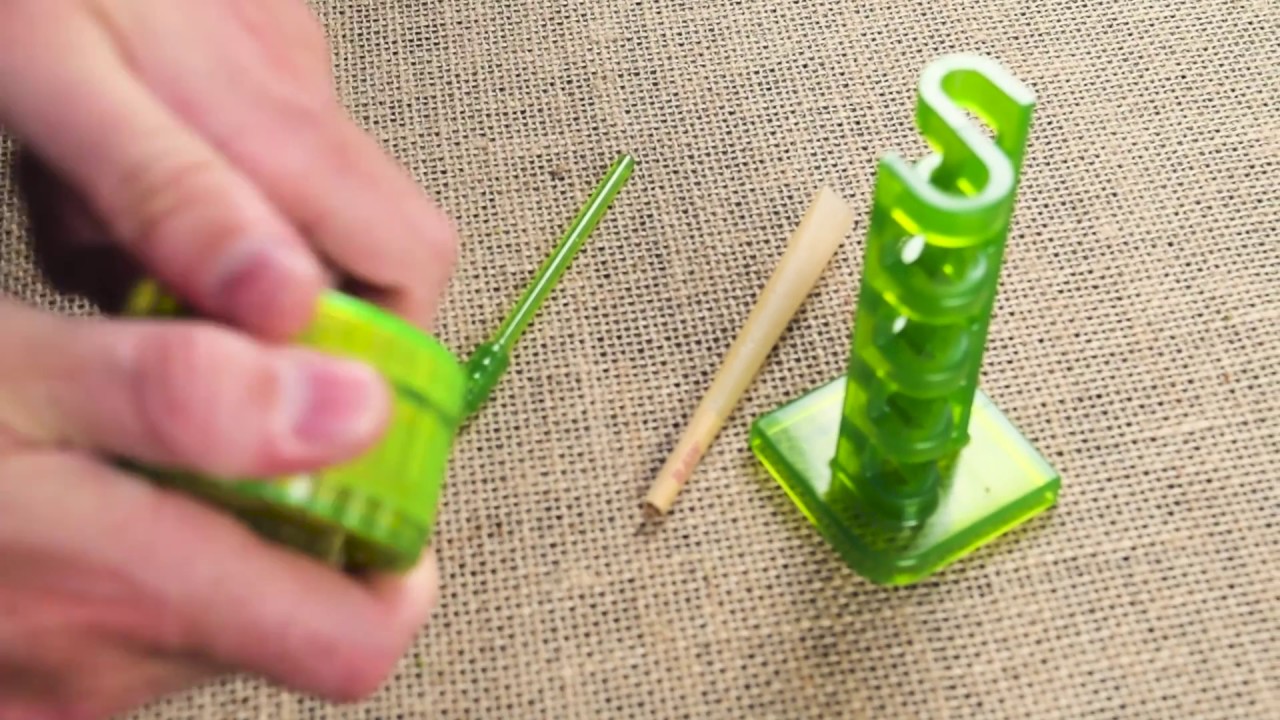 How to pack a pre roll using the cone filling machine by Lean Green Wizard
