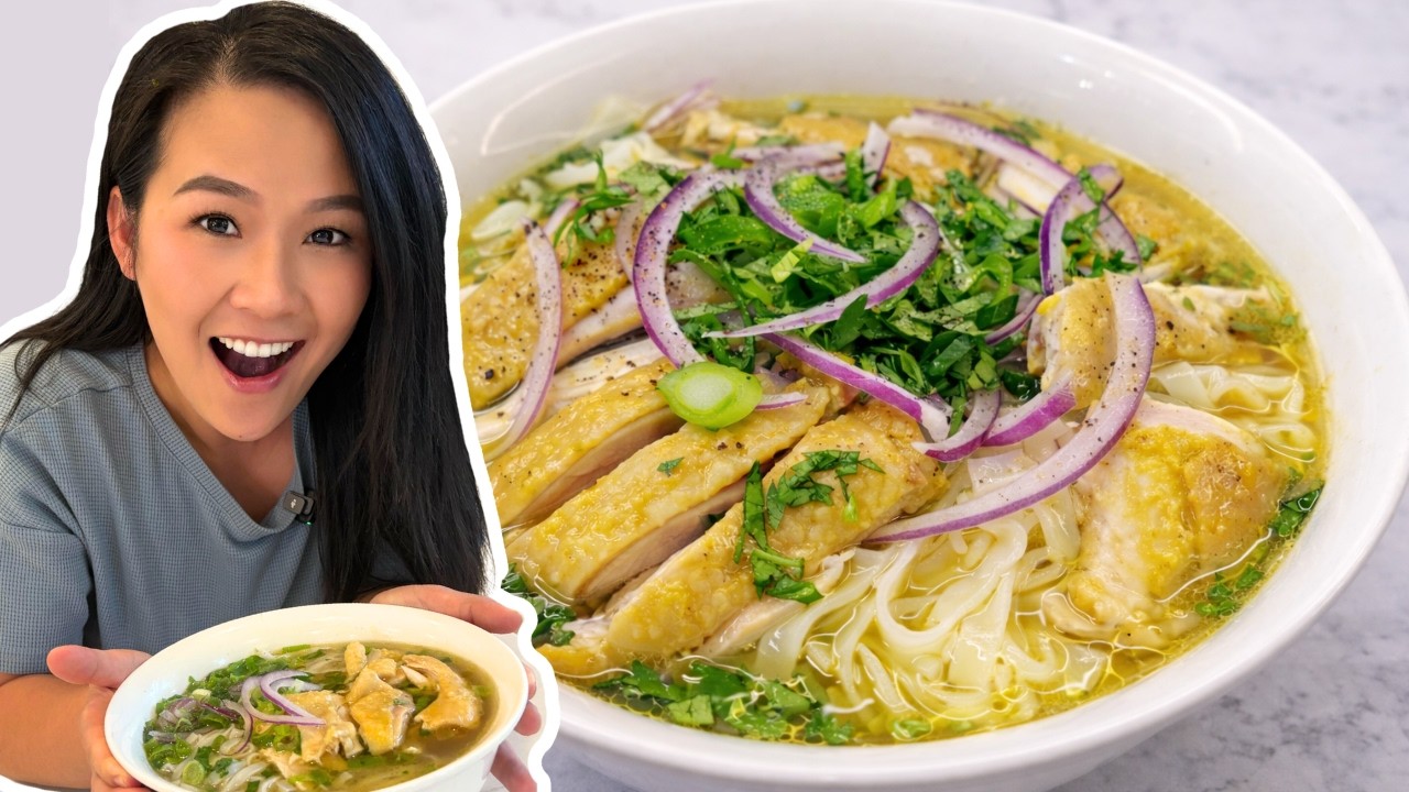 How to Make LEGIT Chicken Pho (Phở Gà) at Home