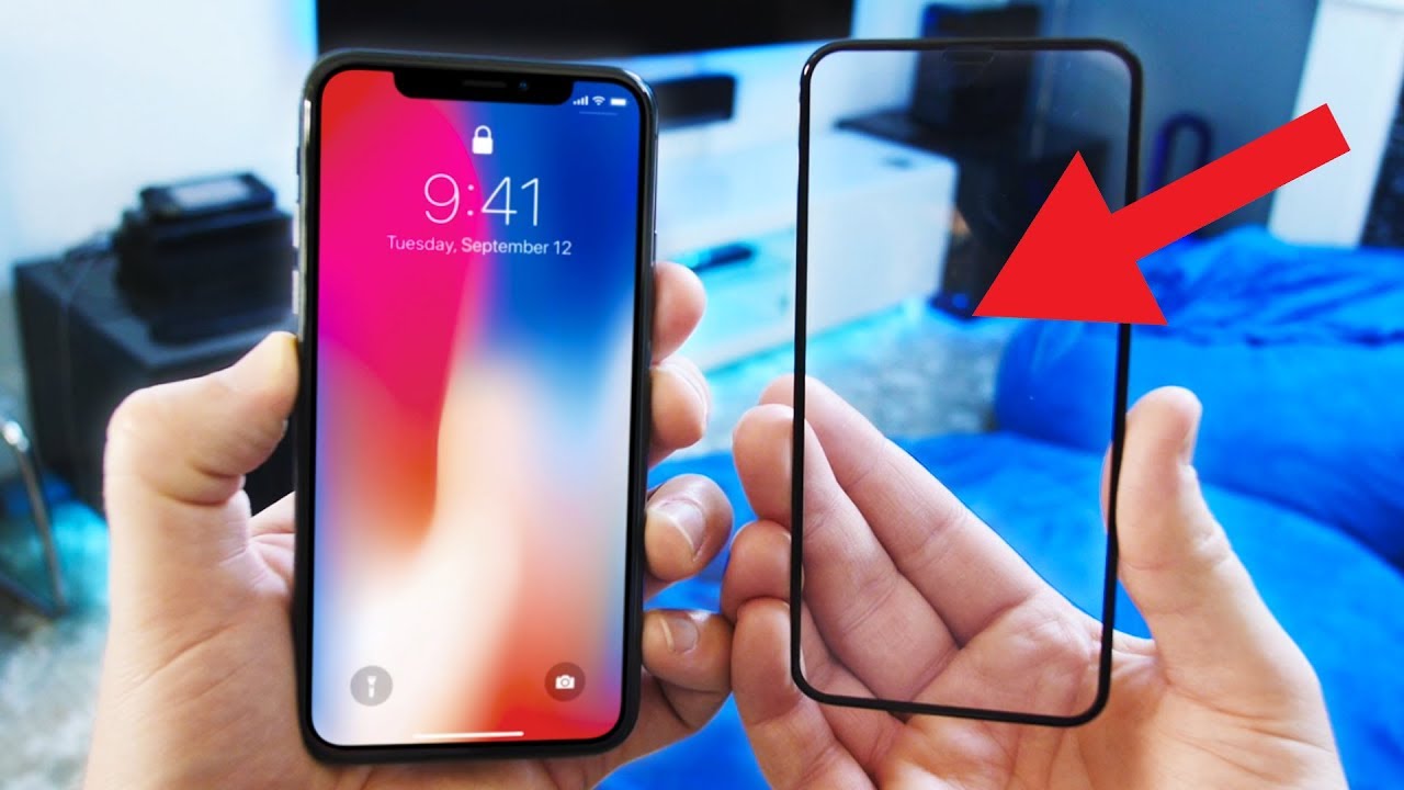 iPhone X Invisible Glass Case - Almost Perfectly Clear!!