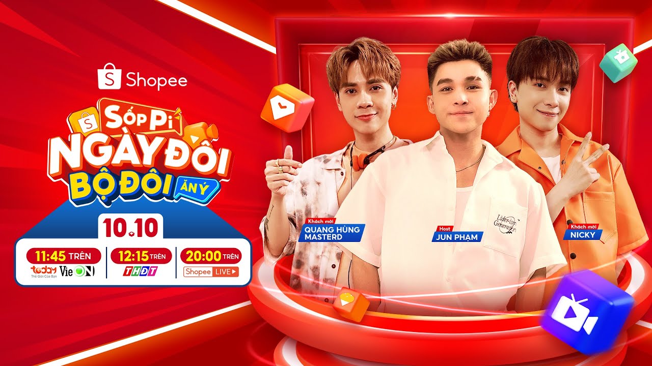 [HOT LIVESTREAM] - 20:00 | 10.10 SỐP PI NGÀY ĐÔI, BỘ ĐÔI ĂN Ý - Quang Hùng MasterD, Nicky, Jun Phạm