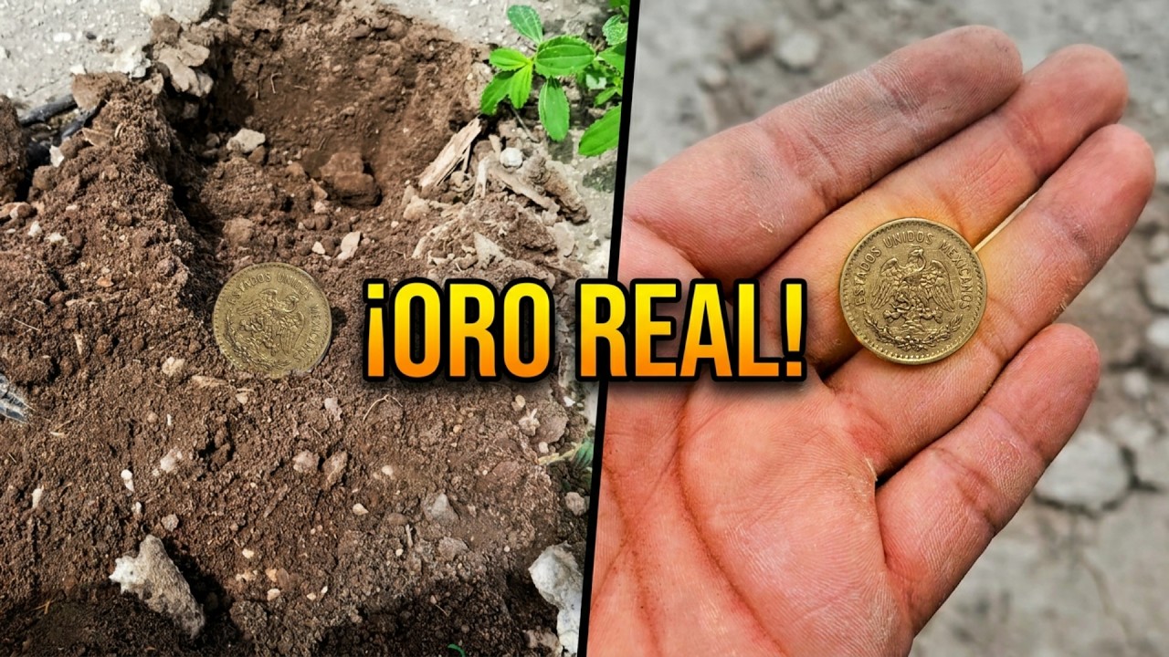 BUSCADOR DE TESOROS ENCUENTRA MONEDA DE ORO🟡HALLAZGO INESPERADO