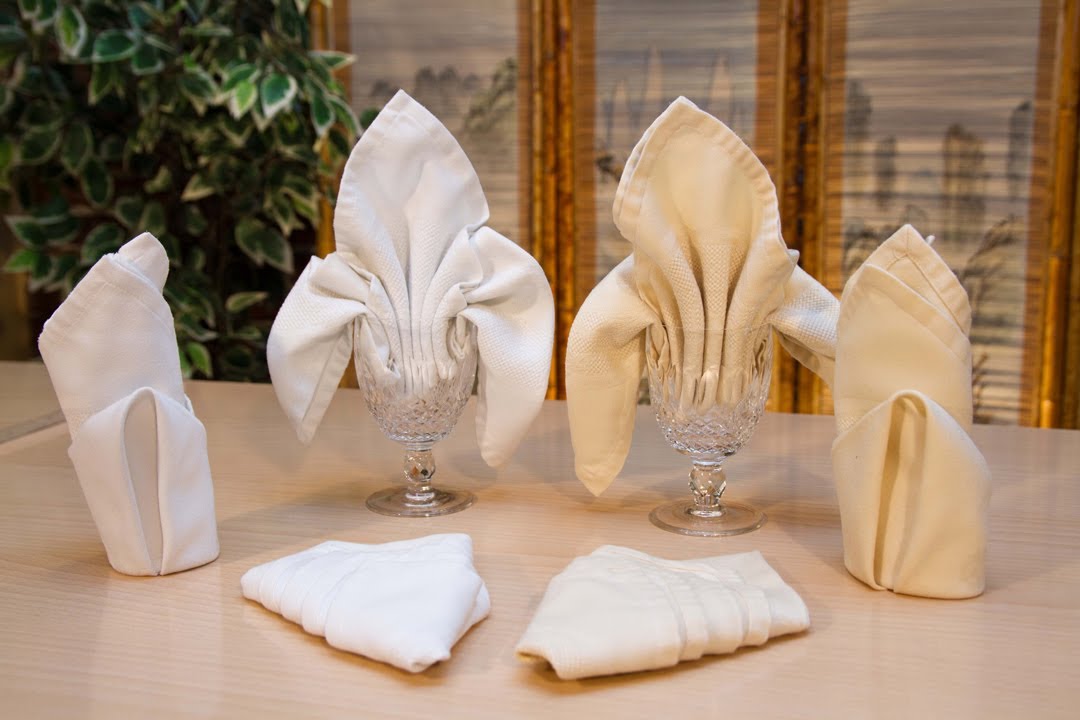 Como Doblar Servilletas para Decorar la Mesa, 3 Estilos Diferentes
