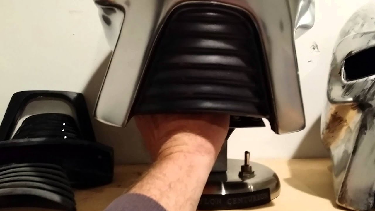 Cylon helmet with sound and lights