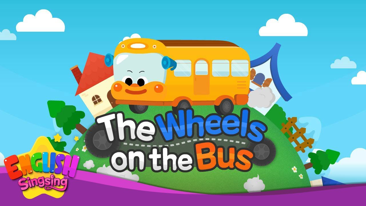 The Wheels on the Bus - Nursery Rhymes - English Song For Kids