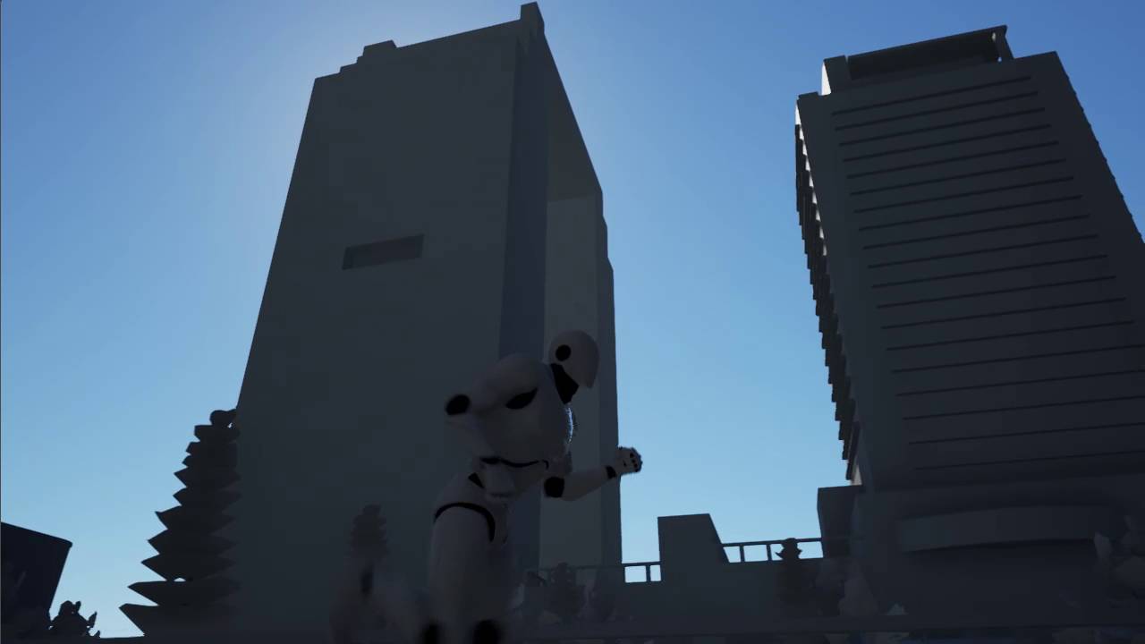 Open World (GTA-like) test in UE4