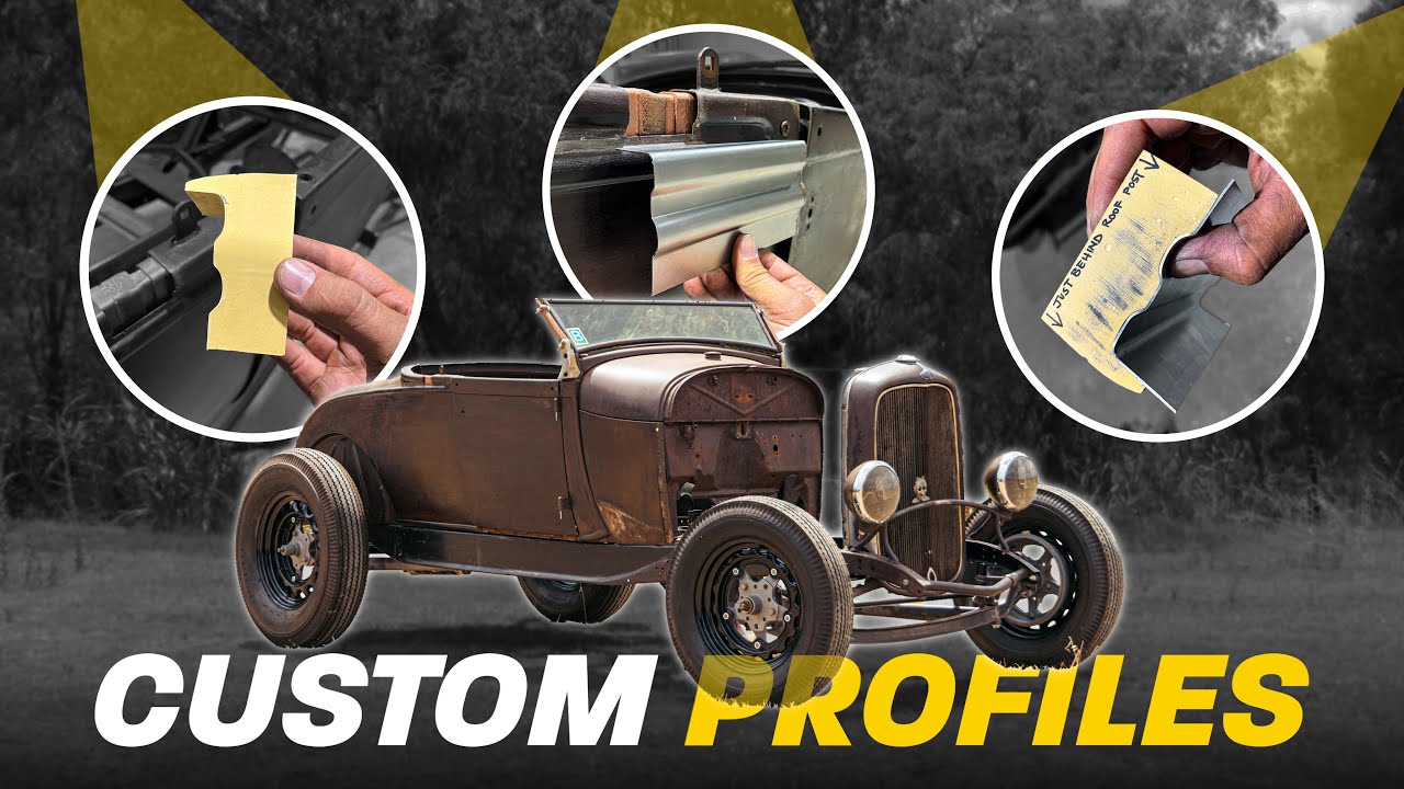 Creating Extremely Accurate Profile Gauges Using Body Filler | ’29 Ford Roadster Build!
