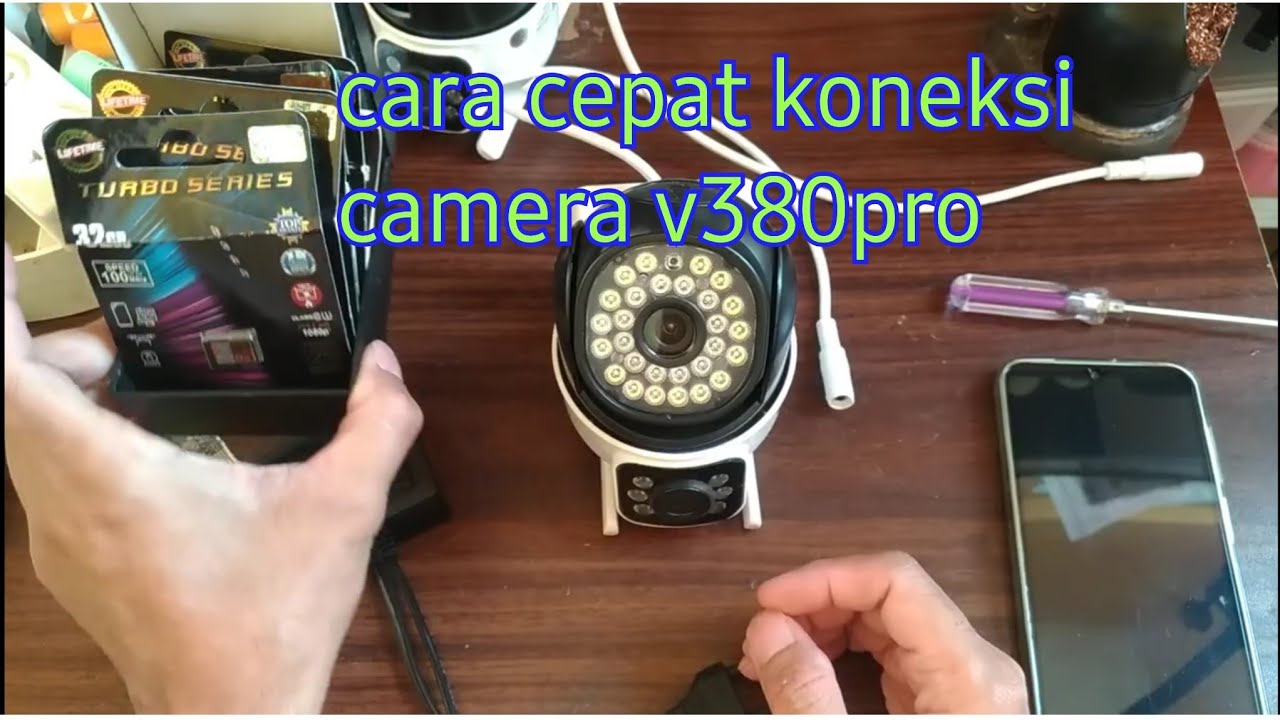 cara mudah mengkoneksikan camera cctv wifi ke hp