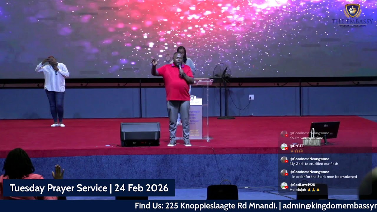 Tuesday Prayer Service | 24 Feb 2026