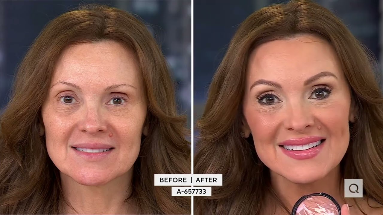 Laura Geller Bronze & Brighten Home & Away Set with Brush on QVC