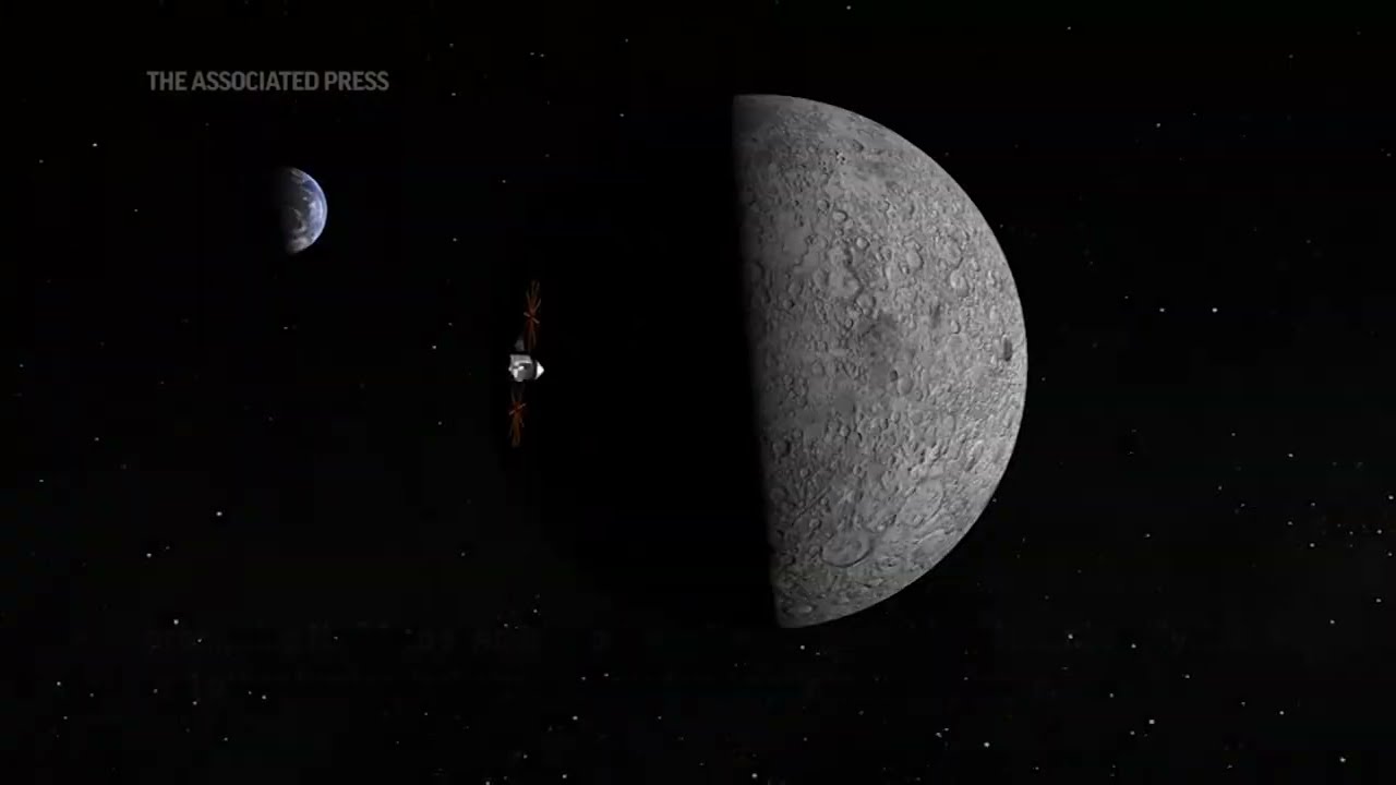 Asteroid-exploring spacecraft passes over Earth