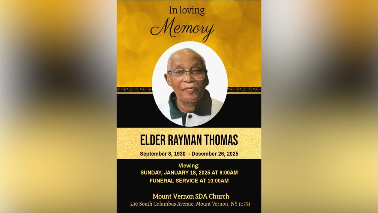 In Loving Memory: Elder Rayman Thomas