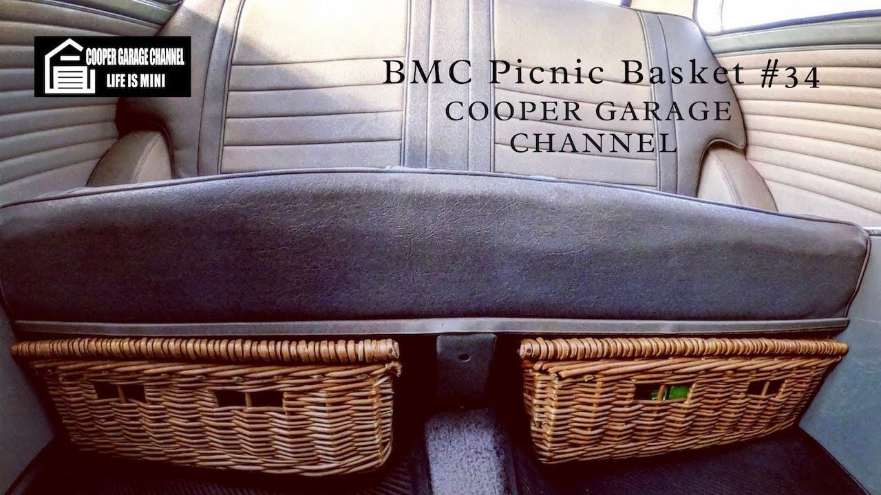 BMC PICNIC Basket #34 ミニクーパーのリアシート下の超便利アイテム紹介！！