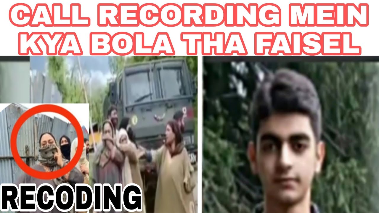 cALL rECORDING * fROM bARAMULLAH eNCOUNTER kYE || kIS kYE aWAAZ