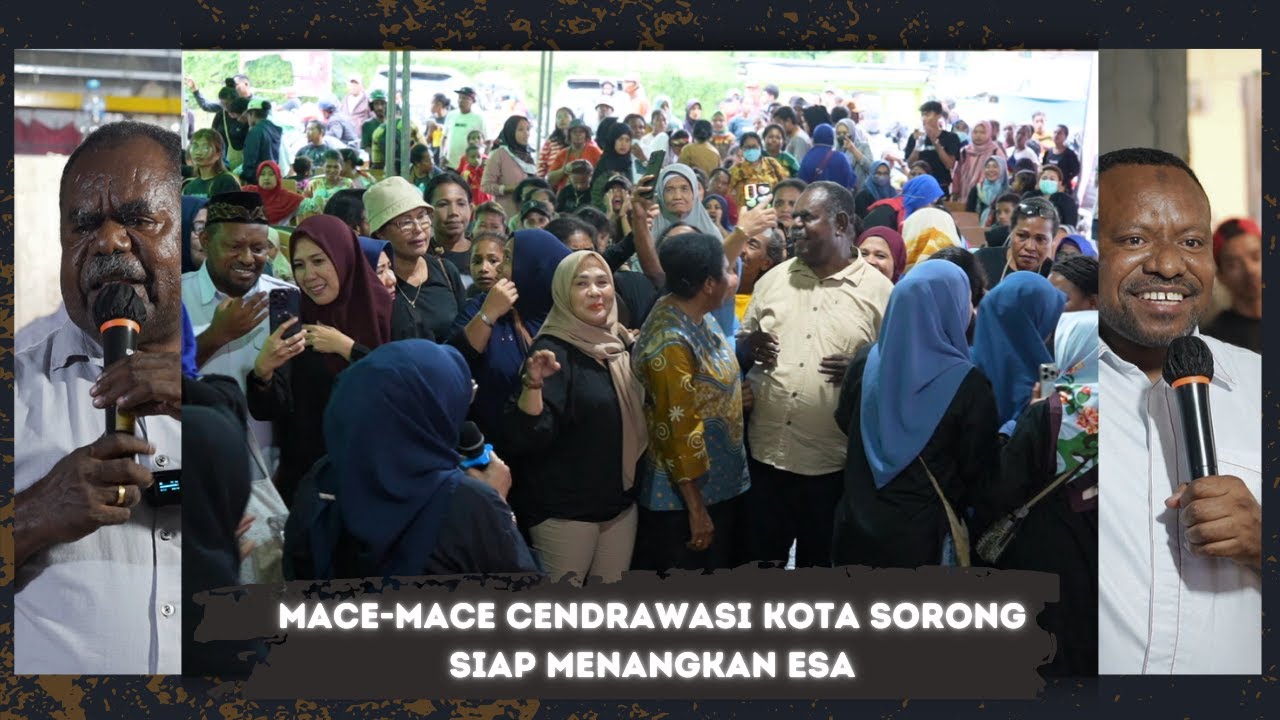 Mace Mace Cendrawasi Kota Sorong Siap Menangkan ESA