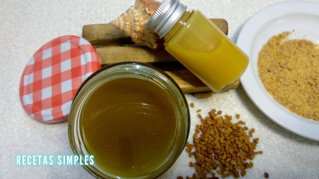 Gel de fenogreco cicatrizante // sérum gel antienvejecimiento // Recetas Simples