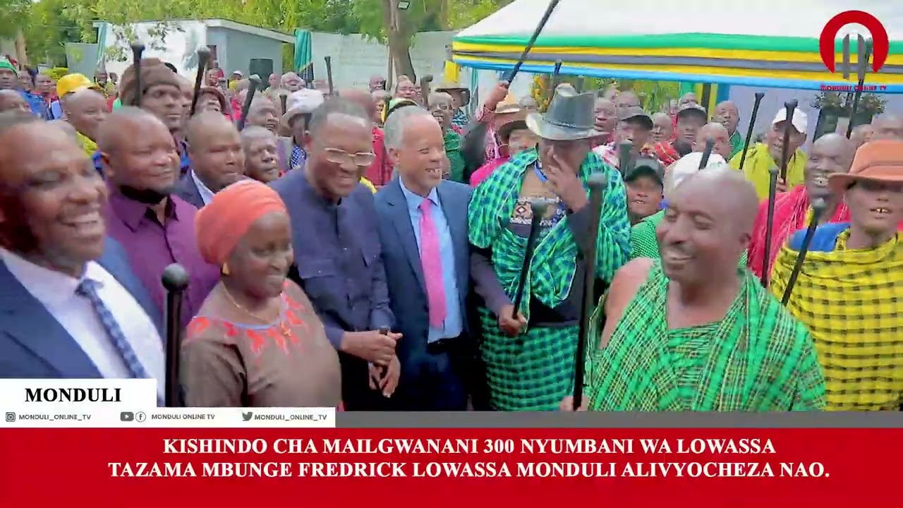 KISHINDO CHA MALAIGWANANI 300 NYUMBANI KWA LOWASSA TAZAMA MBUNGE FREDRICK LOWASSA ALIVYOCHEZA NAO