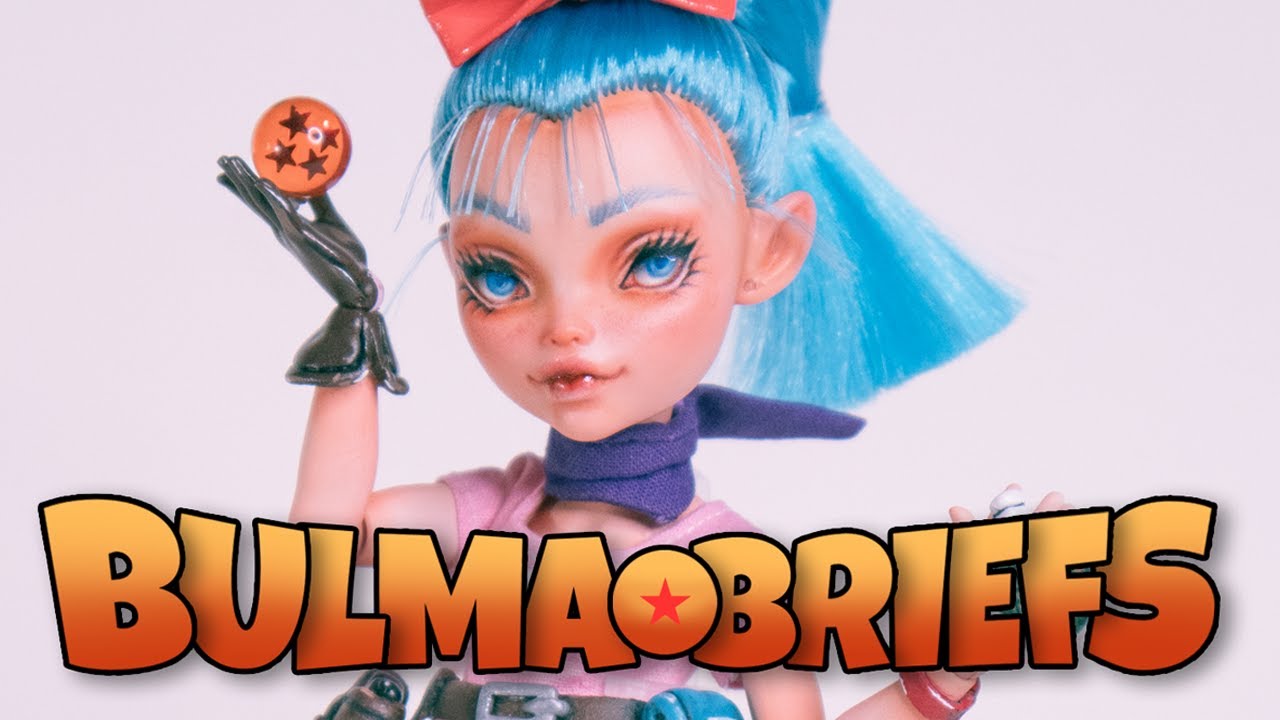 Custom Bulma Doll 🐉💎✨[DRAGON BALL] | Monster High Repaint OOAK