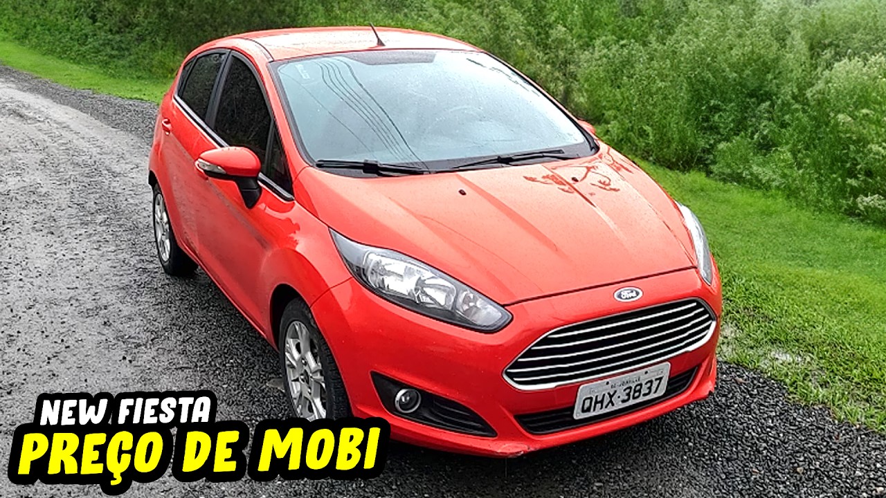 Ford New Fiesta 1.6 faz 19 km/l -  PREÇO DE KWID E MOBI, CONFORTO DE HB20 E ONIX!