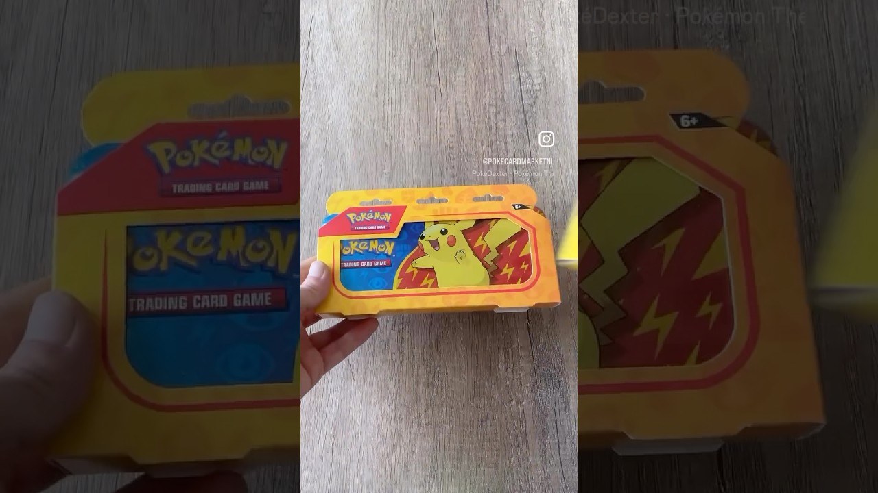 Opening two Pok&eacute;mon pencil tins from Kruidvat 🎁 #pokemontcg #pokemoncards #unpacking