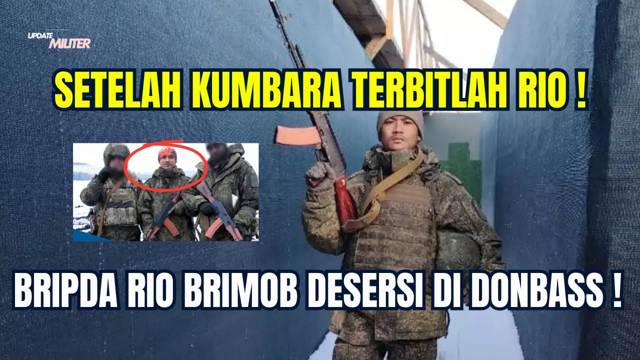 Dari Brimob Aceh ke Medan Perang Donbass Bripda Rio Desersi dan Gabung Tentara Rusia