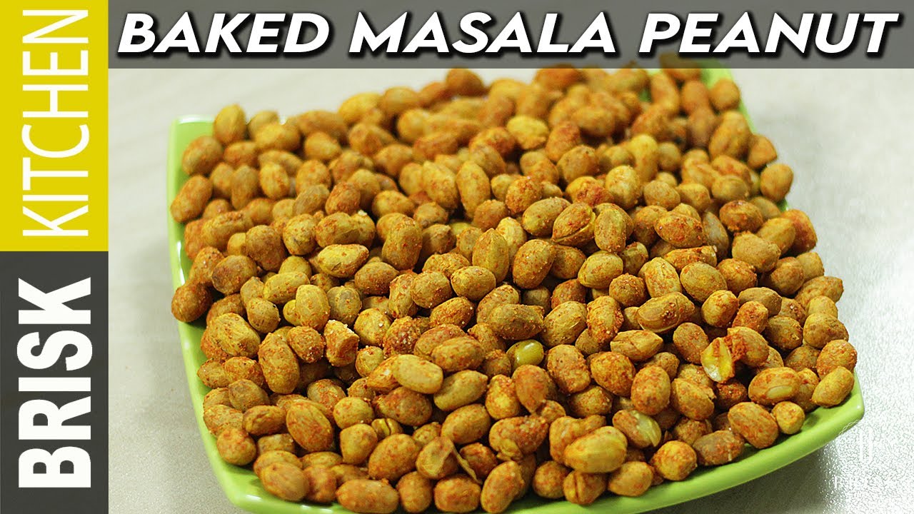 Baked Masala Peanuts | Crispy & Spicy Peanuts | Snack Recipes