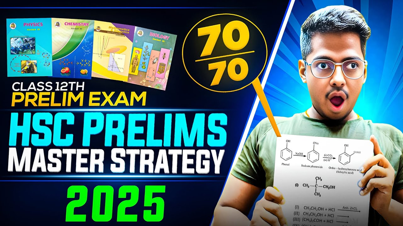 PRELIM EXAM STRATEGY Class 12th HSC Board Master Plan &ndash; By :- Abhishek Sir Chemistry ASC