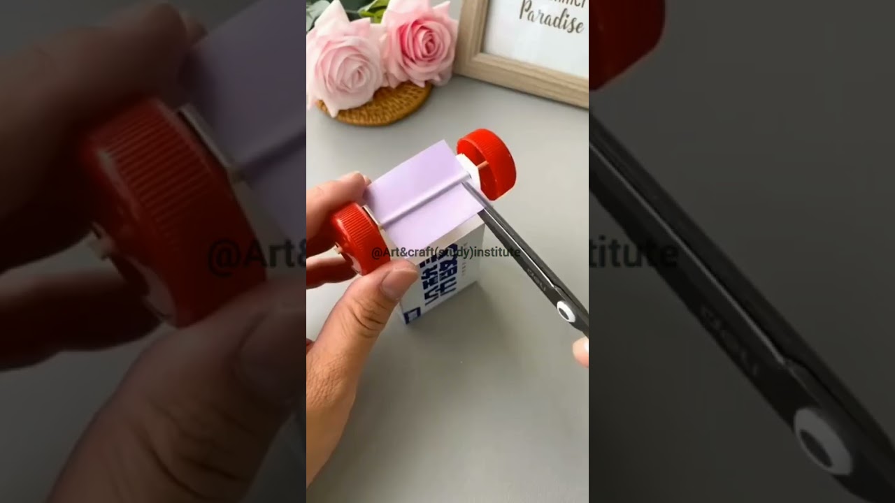 how to make vacuum cleaner with toothpaste box#viral #shorts