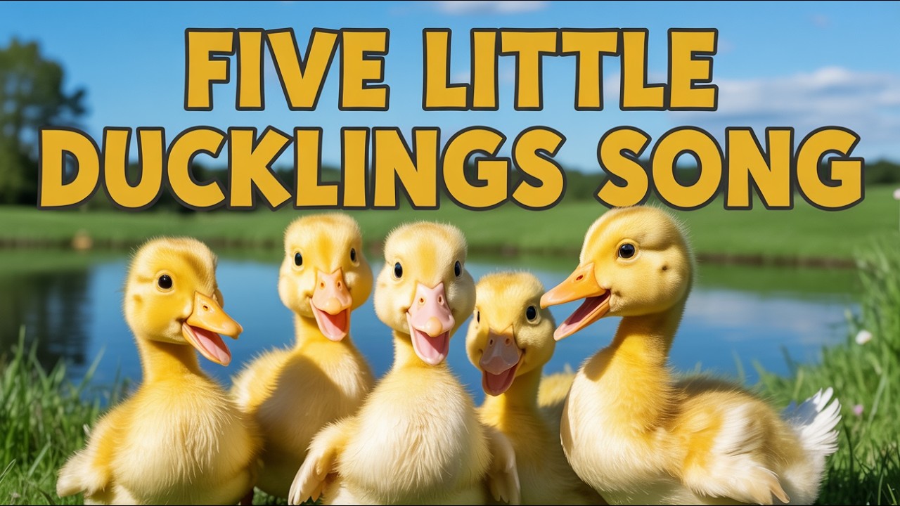 Kids Animal Song Duck Theme in English Fun Learning Nursery Rhymes
