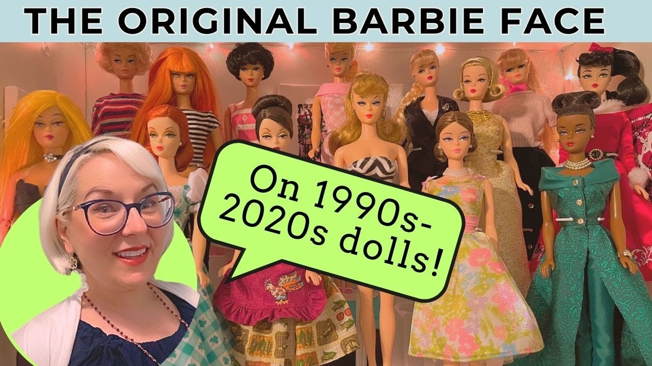Not your mom's Barbie, but sure looks like her! 25 modern Barbies with the 1958 face mold