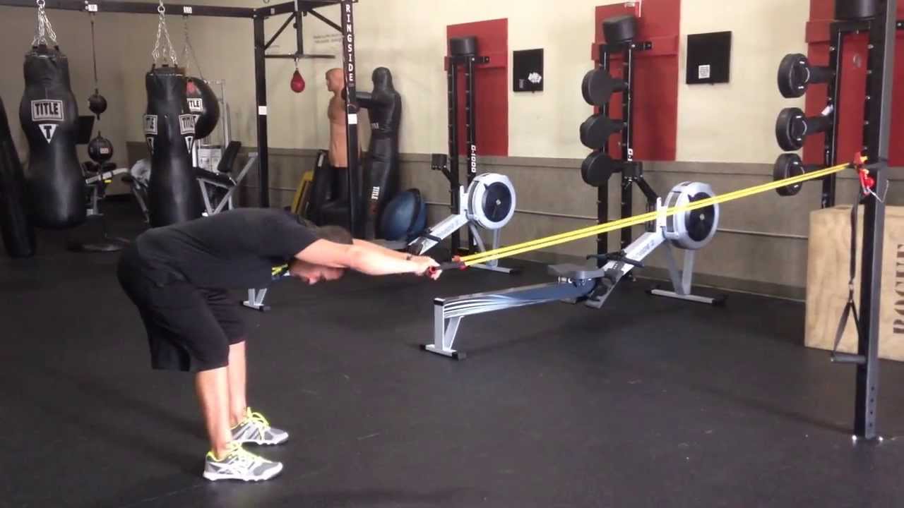 How to do Resistance Band Lat Pull Downs