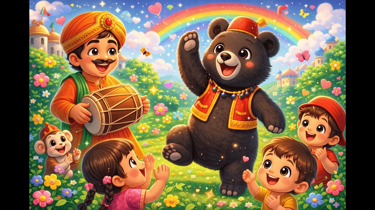 कालू मदारी आया 🐻 | Kaalu Madari Aaya Kids Song | Hindi Nursery Rhyme | Little Learners World | Loop