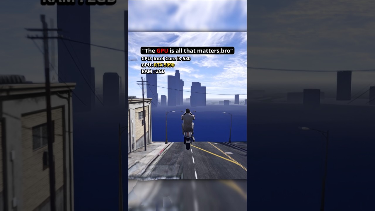 GTA 5 on 2GB RAM 💀