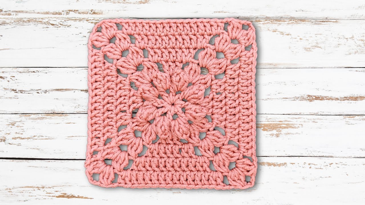 🌸How to Crochet a Beautiful Flower Granny Square | EASY Step by Step