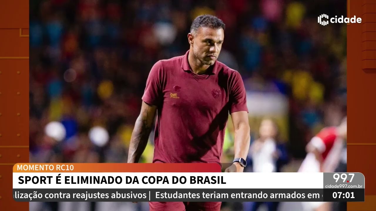 Manhã Cidade - 18.03.26 - Sport é eliminado da Copa do Brasil