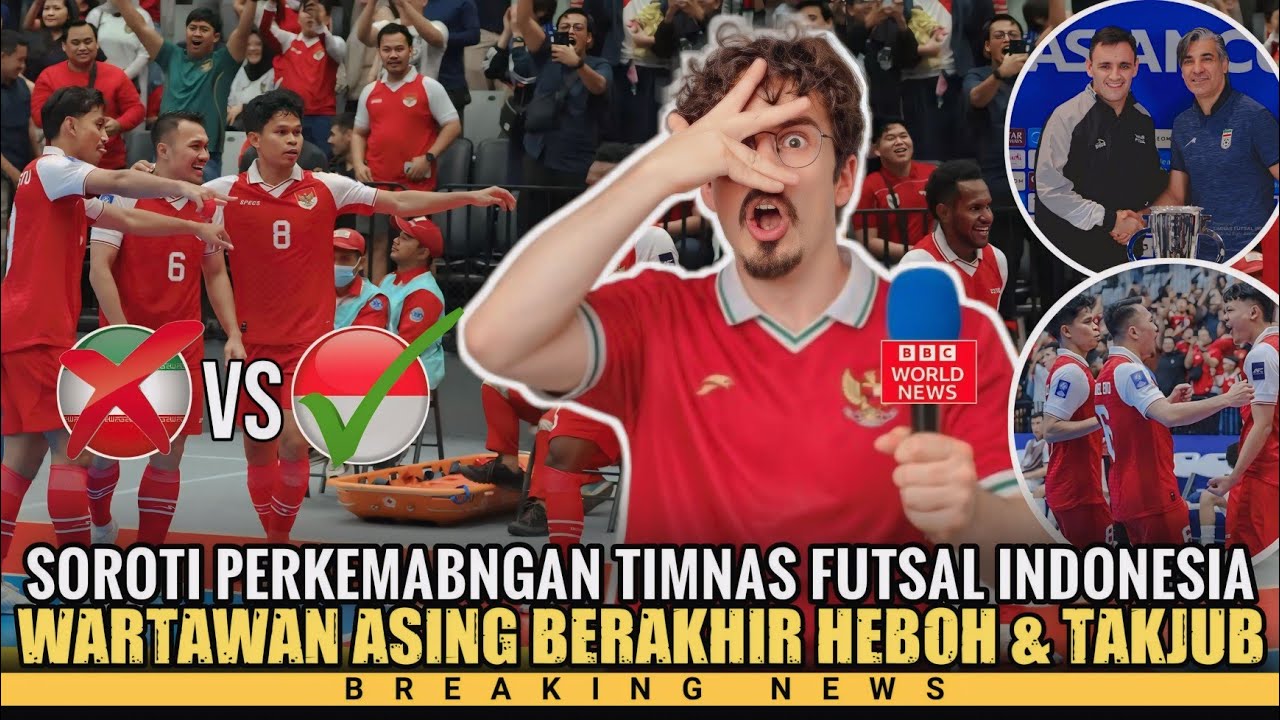 WAWWW‼️ WARTAWAN ASING TERCENGANG HINGGA TAK PERCAYA PERKEMBANGAN FUTSAL INDO BIKIN DUNIA HEBOH‼️