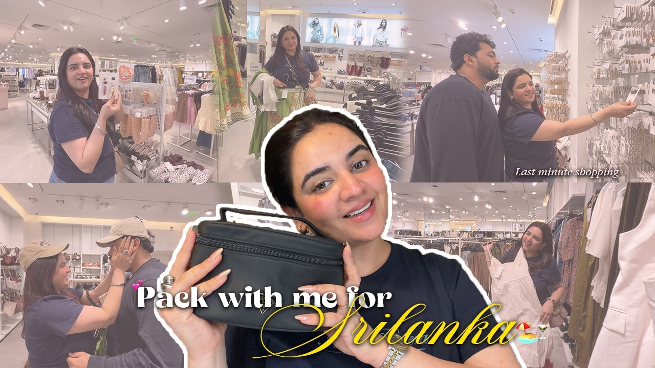 Hair Color GONE WRONG?😫 Pack With Me for Sri Lanka | SHOPPING FUN | Last-minute packing!!!