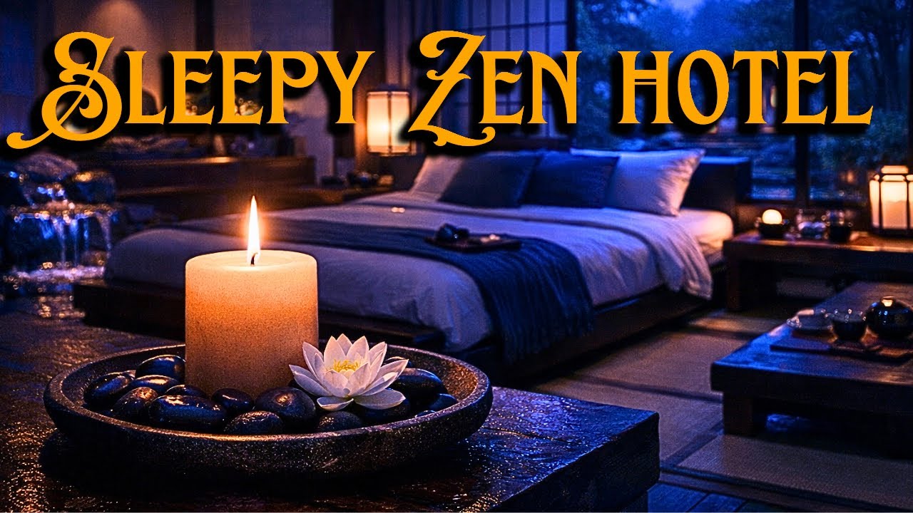 🕯️ Fall Asleep to the Most Boring Zen Hotel in the World: A Rainy Bedtime Story