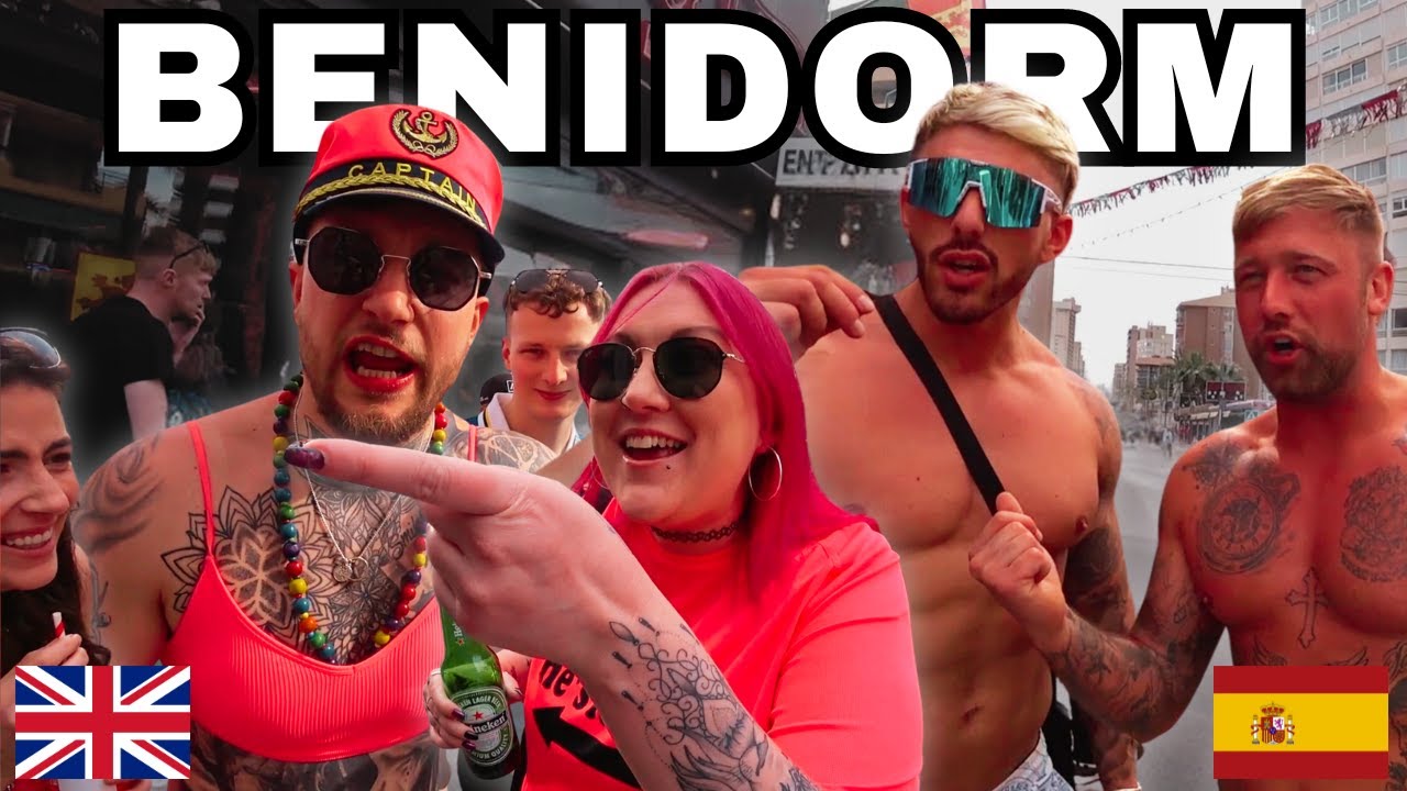 Brits Abroad Gone Wild! Stag & Hen Season In Benidorm 🇬🇧🇪🇸