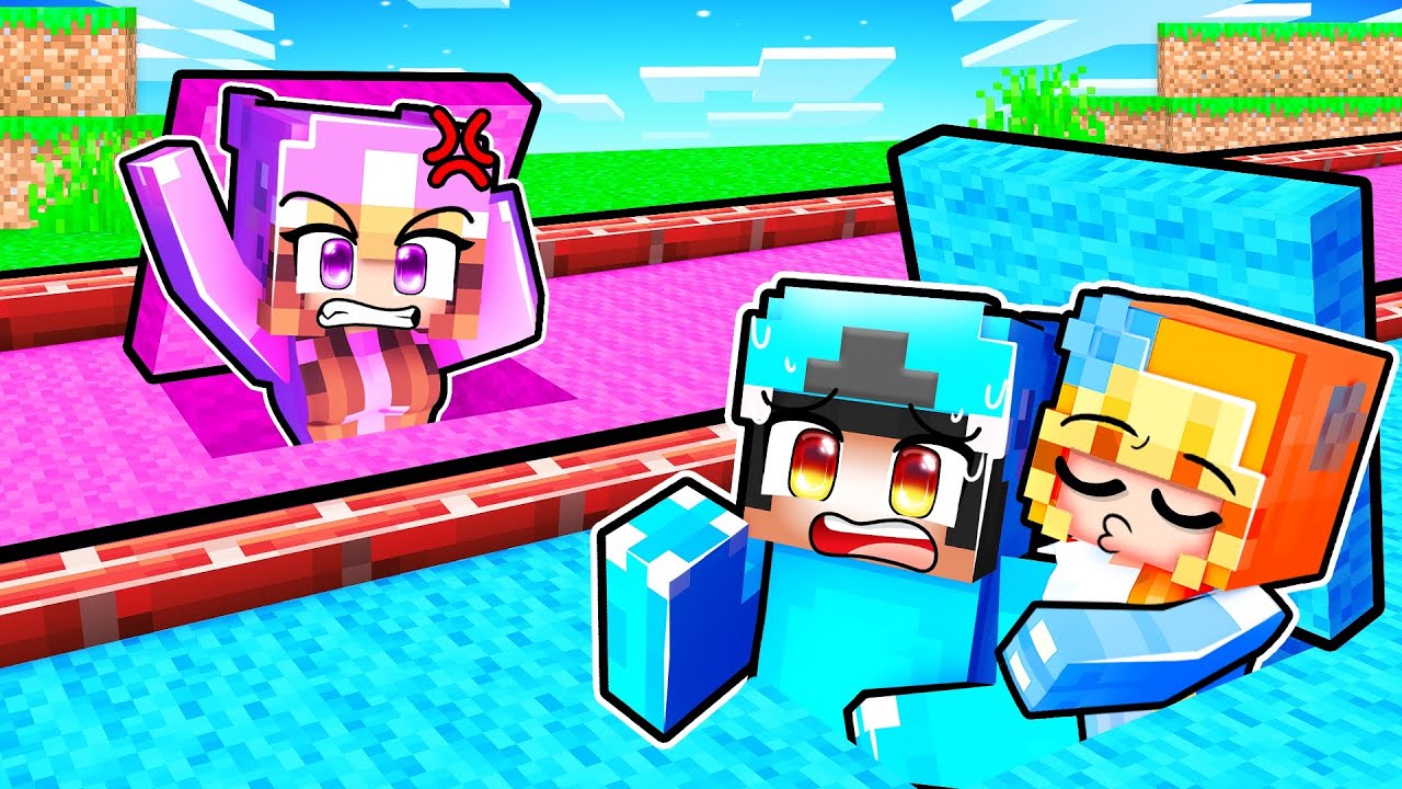 Surviving in ONE COLOR DOOMSDAY BUNKER in Minecraft!