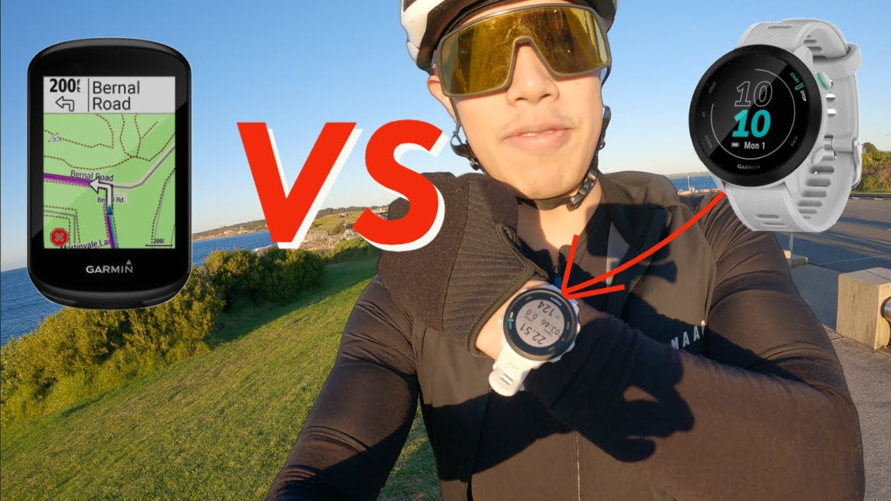 Могут ли часы Garmin заменить ваш велокомпьютер? (Forerunner 55 против Edge 830)