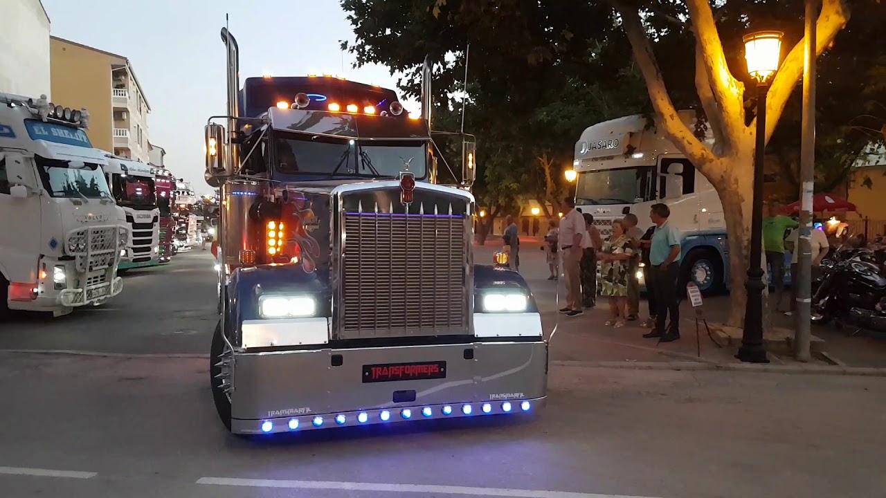 American trucks in Iniesta (SPAIN)