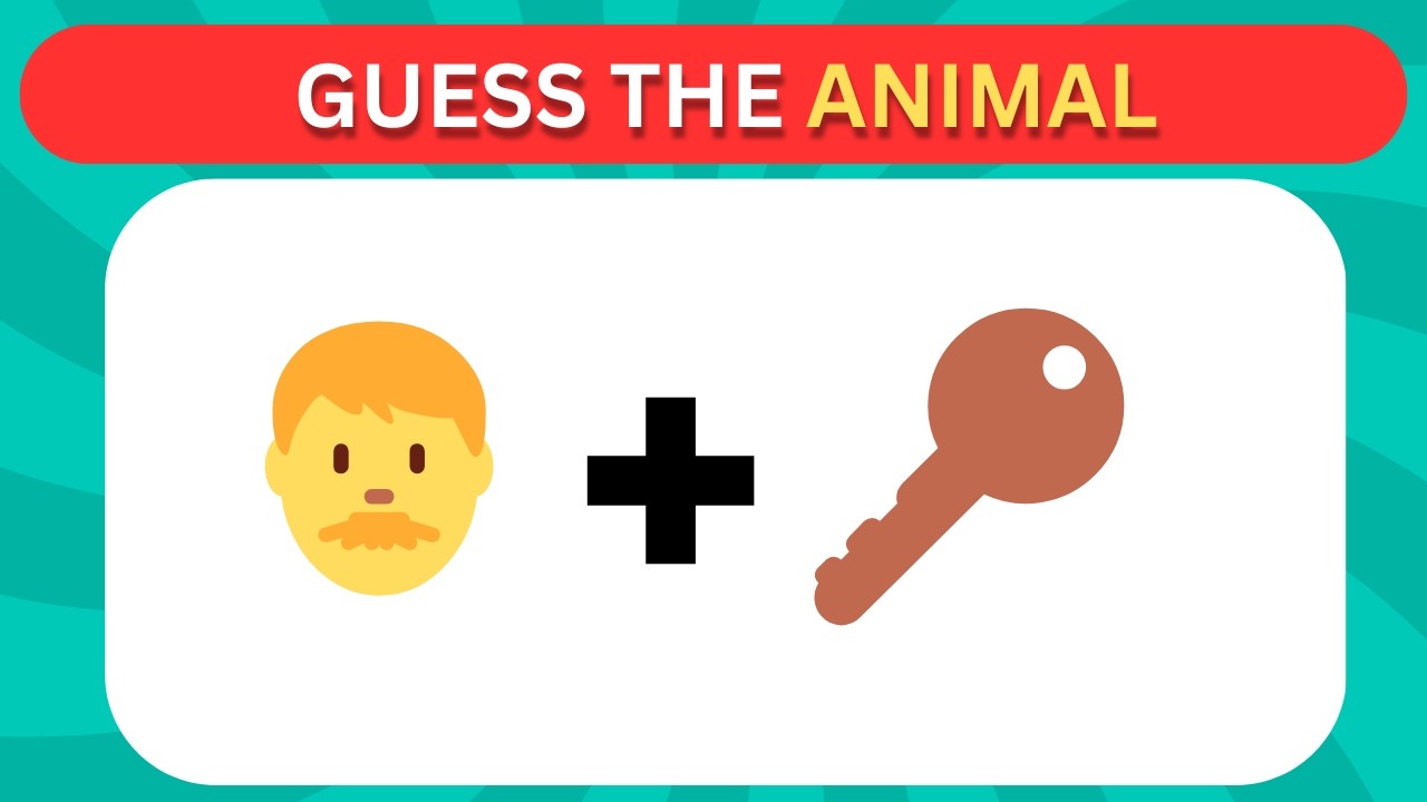 Guess The Animal By Emoji | Wrap Riddle