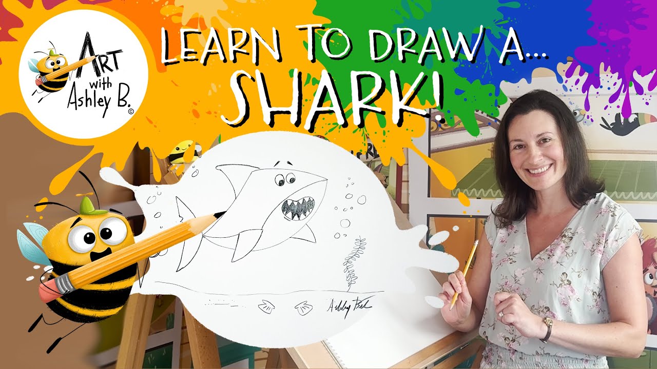 How to Draw a Shark | Guided Drawing for Kids