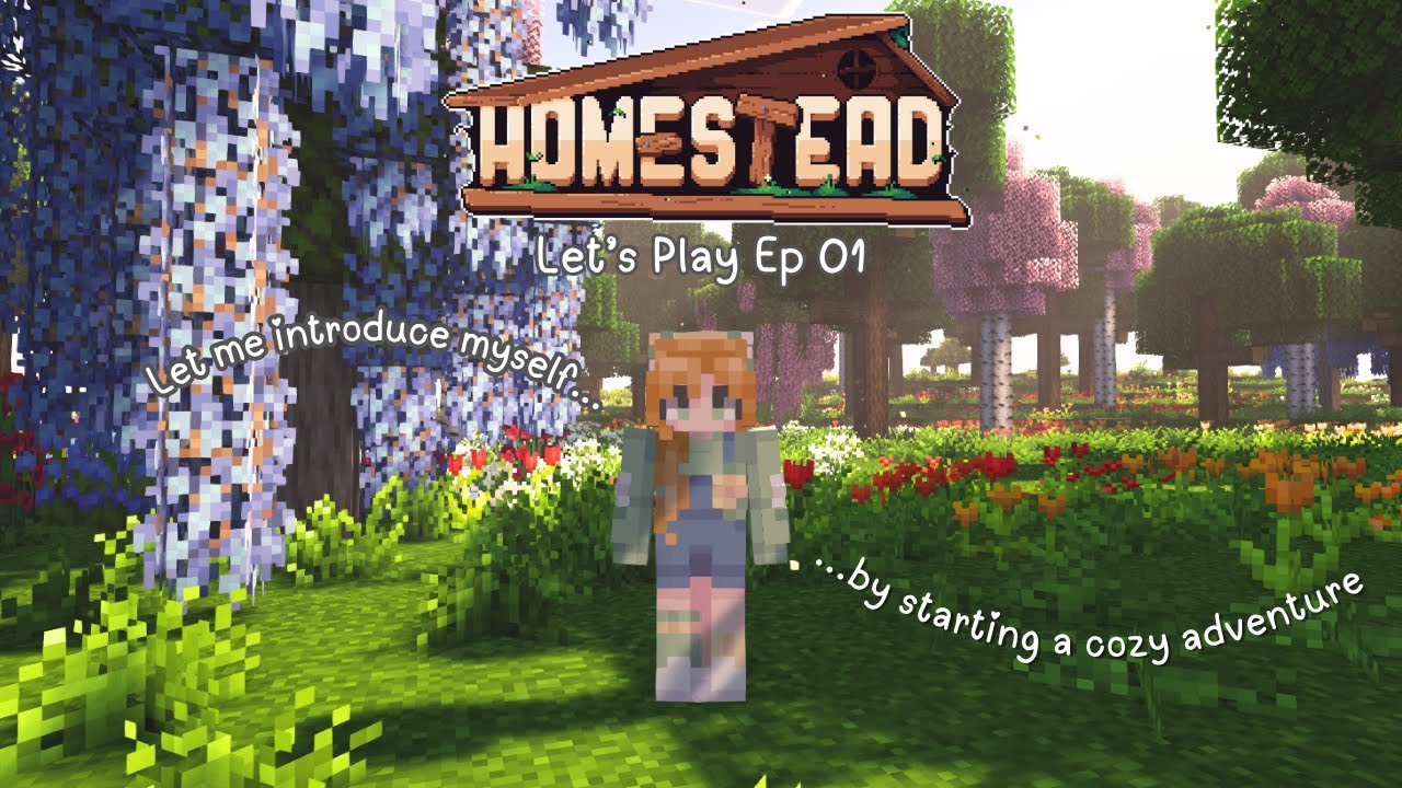 The Start of a Cozy Minecraft Let's Play Adventure | Homestead Ep 01