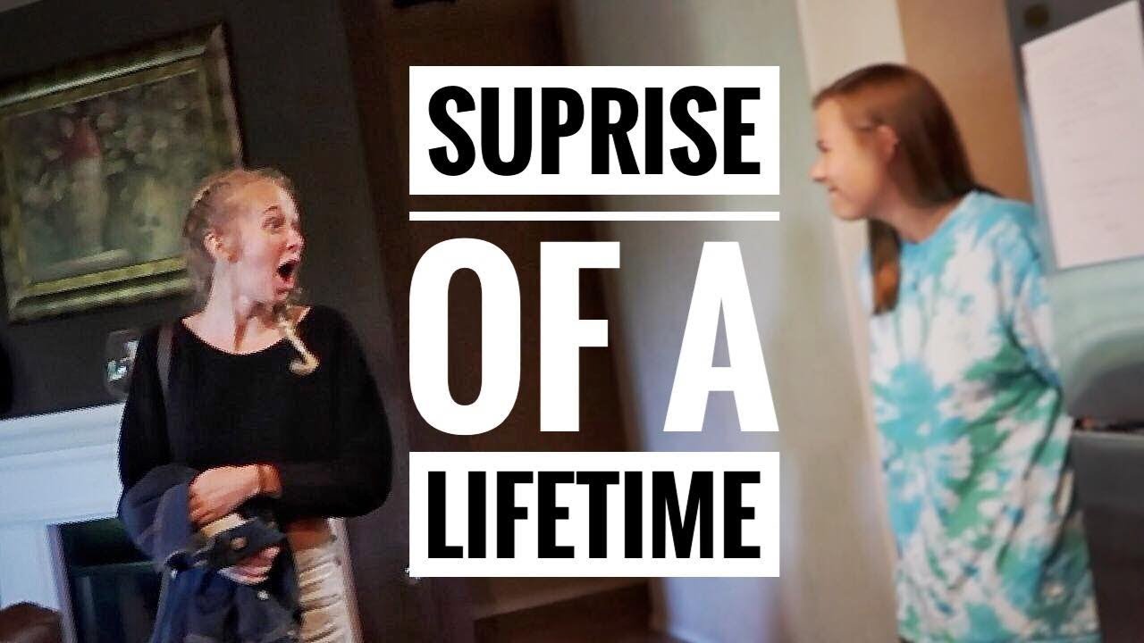 SURPRISING FAMILY IN AMERICA AFTER 6 MONTHS ABROAD!!!